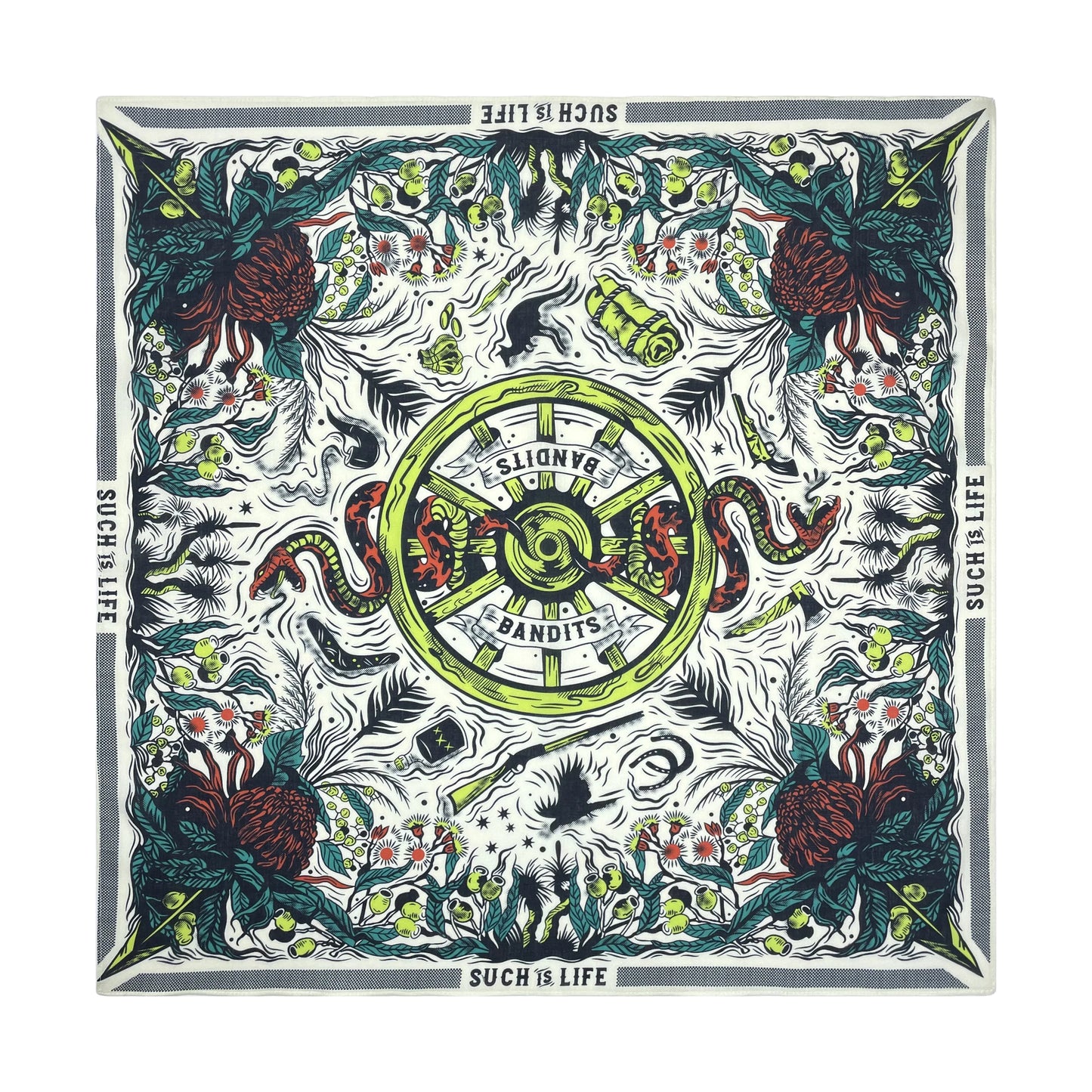 Bandana Fleur Coton