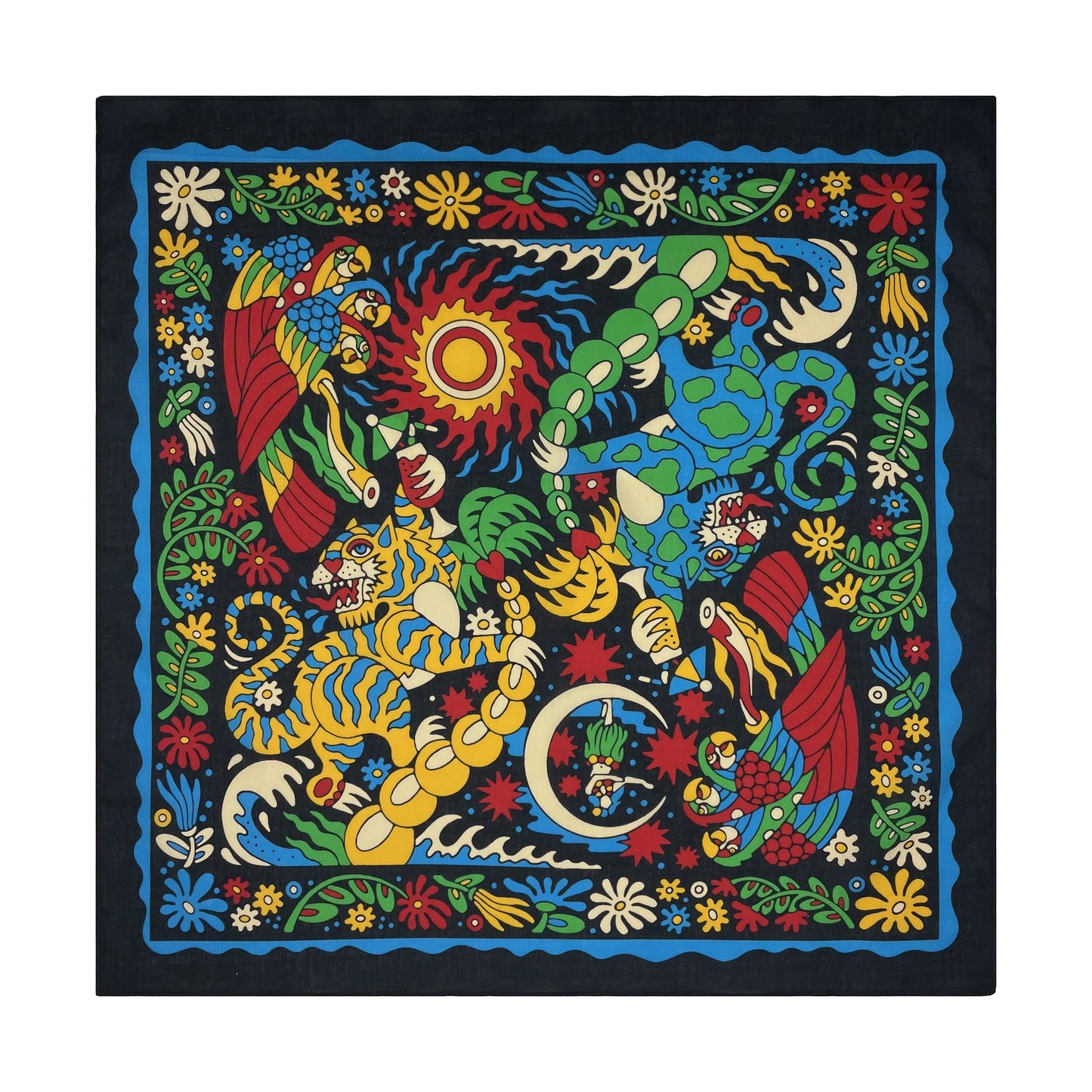 Bandana Fleur Coton