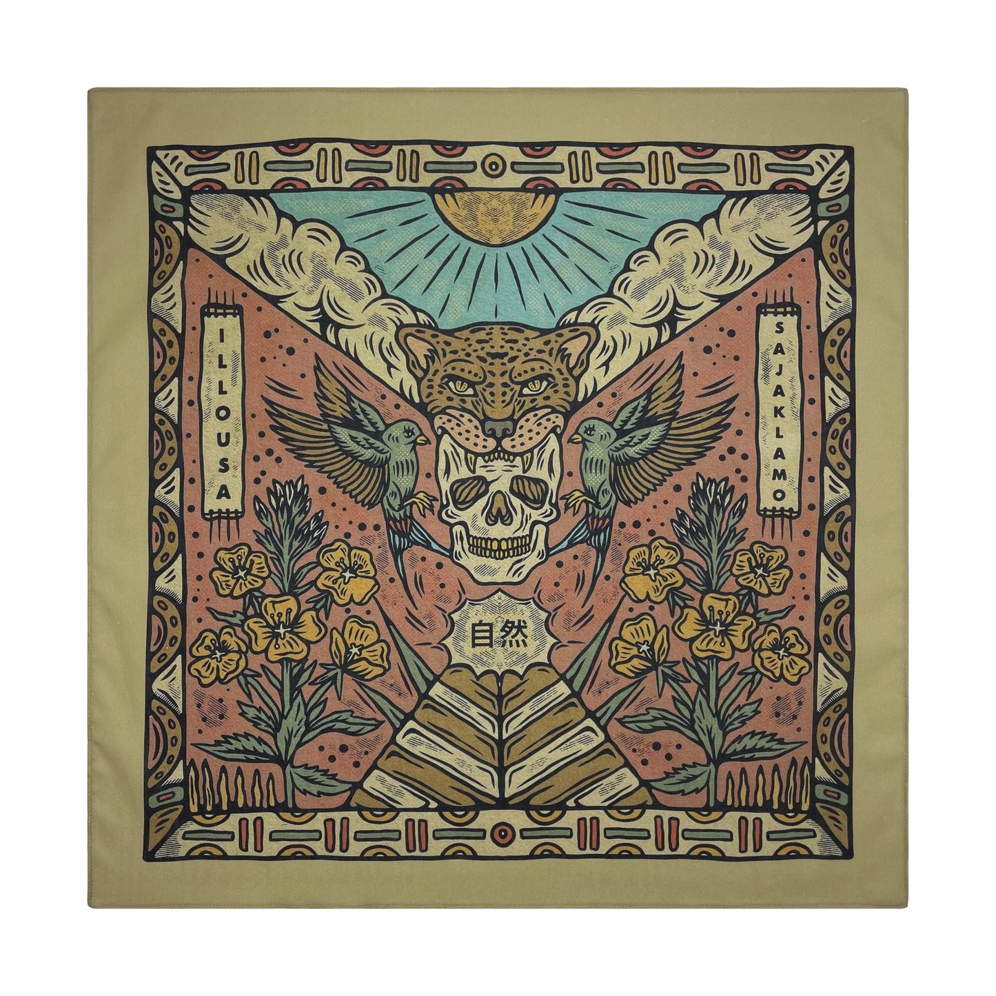 Bandana Fleur Coton