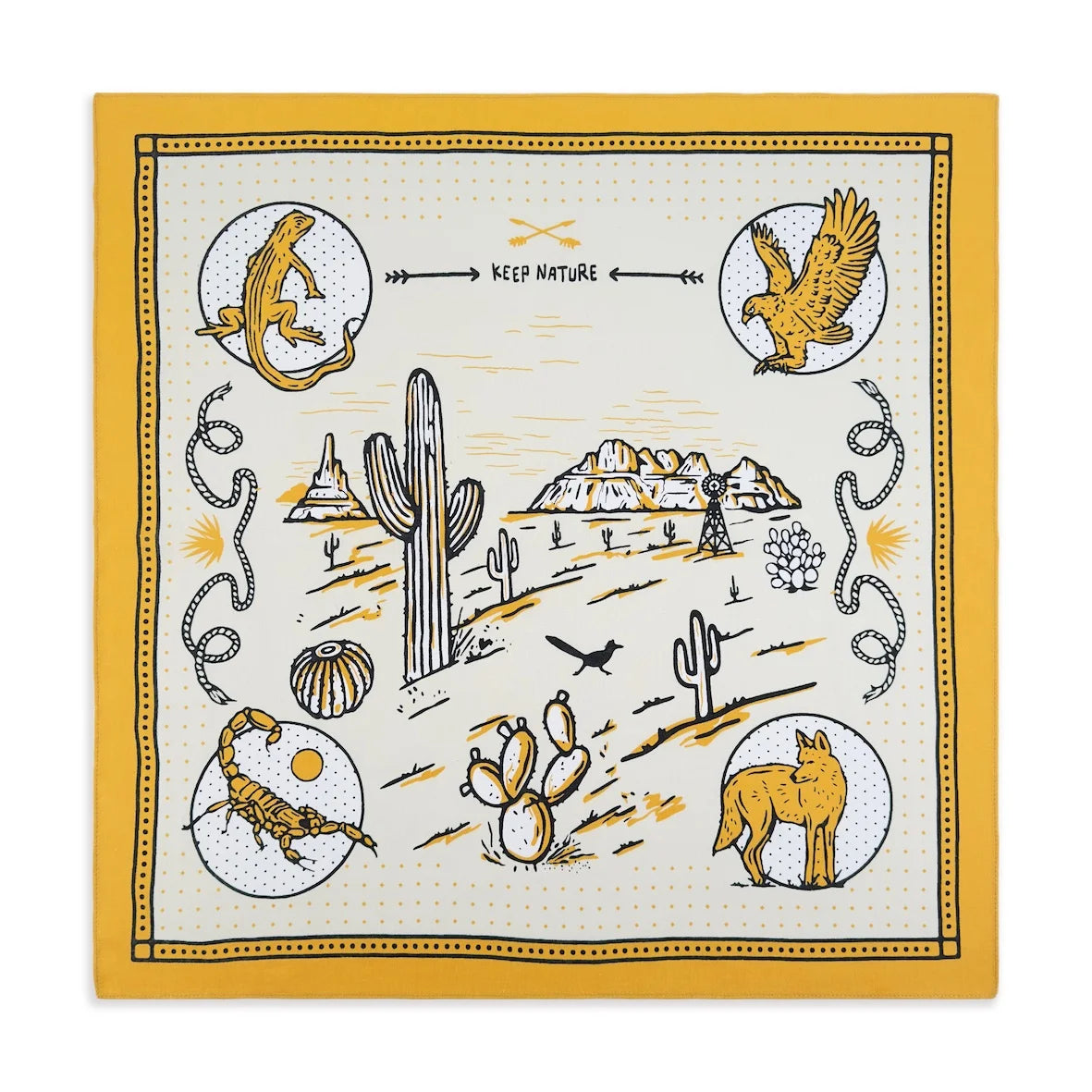 Bandana Fleur Coton