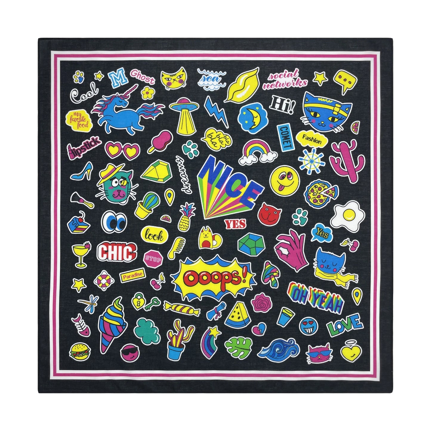 Bandana Fleur Coton