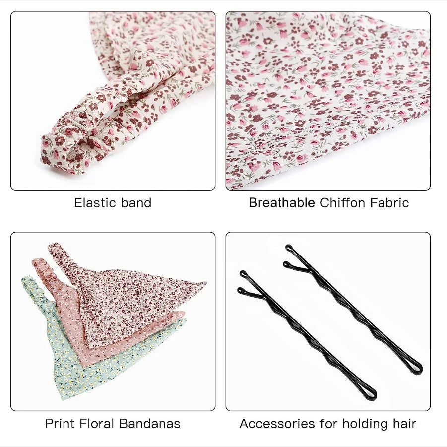 Bandana Fleuri Élégant